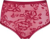 Triumph Velvet Rose Spotlight High R Thong Vrouwen Onderbroek - ROSSO MASAI - Maat 36