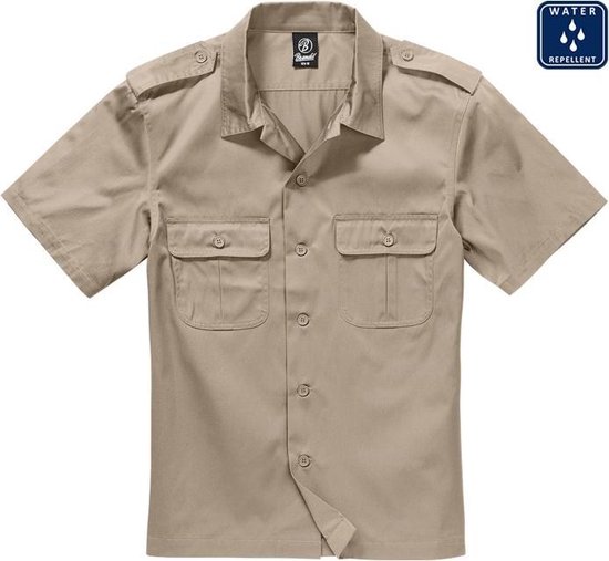 Brandit - US Overhemd - M - Beige
