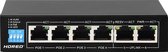 PoE Switch - Power Over Ethernet Switch- 5 Poorts - 10/100 - Beveiliging / IP-Camera's / Alarmsystemen / Routers