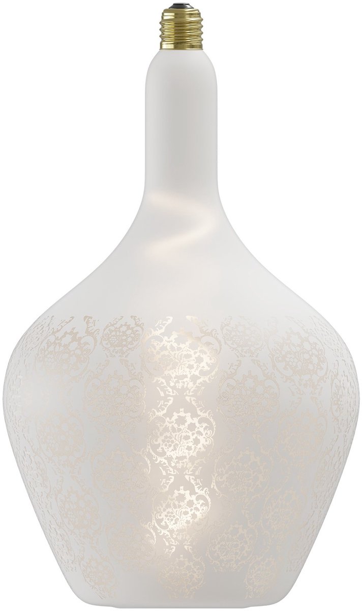 Calex Versailles Blanc Led Baroque - E27 - 5W - 1800K - 150 Lumen - Dimbaar