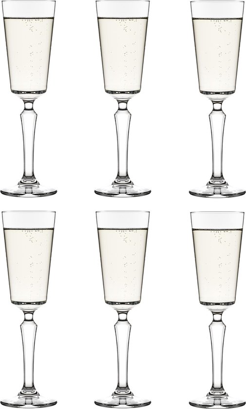 Libbey Champagneglas SPKSY - 174 ml / 17,4 cl - 6 Stuks - Champagneglas - Vaatwasserbestendig - Hoge Kwaliteit