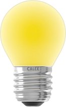 Kogellamp LED geel 1W (vervangt 5W) grote fitting E27