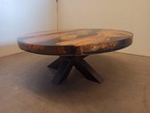 Ovale Epoxy tafel
