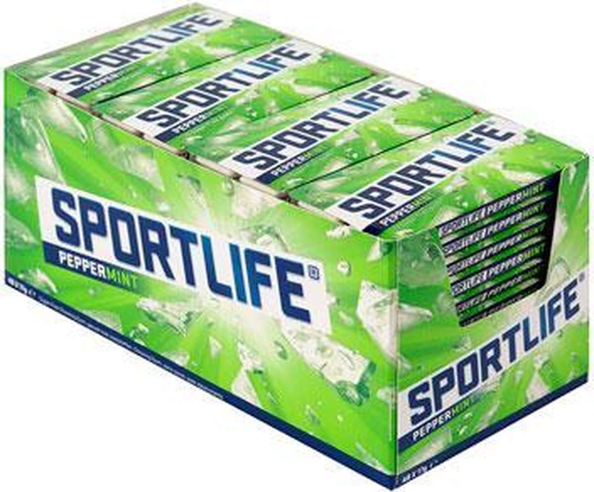 Sportlife PepperMint 48 pakjes x 18 gram bol