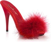 Fabulicious - POISE-501F Muiltjes met hak - US 13 - 44 Shoes - Rood