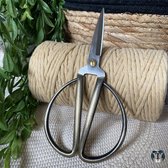 Hobbyschaar | Brons | 15,5 cm | Grote Handvaten | Veelzijdig | Verschillende Maten | Macramé Schaar | Schaar | Macramé | Scherpe Punt | Plantenhanger | Wandkleed | Dromenvanger | K