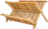 Support à vaisselle pliable - Support de lave-vaisselle en bambou - Bamboe de lave-vaisselle - Support de cuisine - Bamboe durable