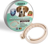 Vlooienband Voor honden - Creme - Teken en vlooien - Bevat géén fipronil, flumetrine, imidaclorid of diazinon - Geurhalsband - Hondenbandje