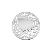 Romantische Zilveren Hart Munt van MY iMenso 24-1274