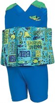 Zoggs - Deep Sea Float-suit - Drijfpakje/Zwempak - Blauw - Maximum 18kg - Maat 2/3 jaar
