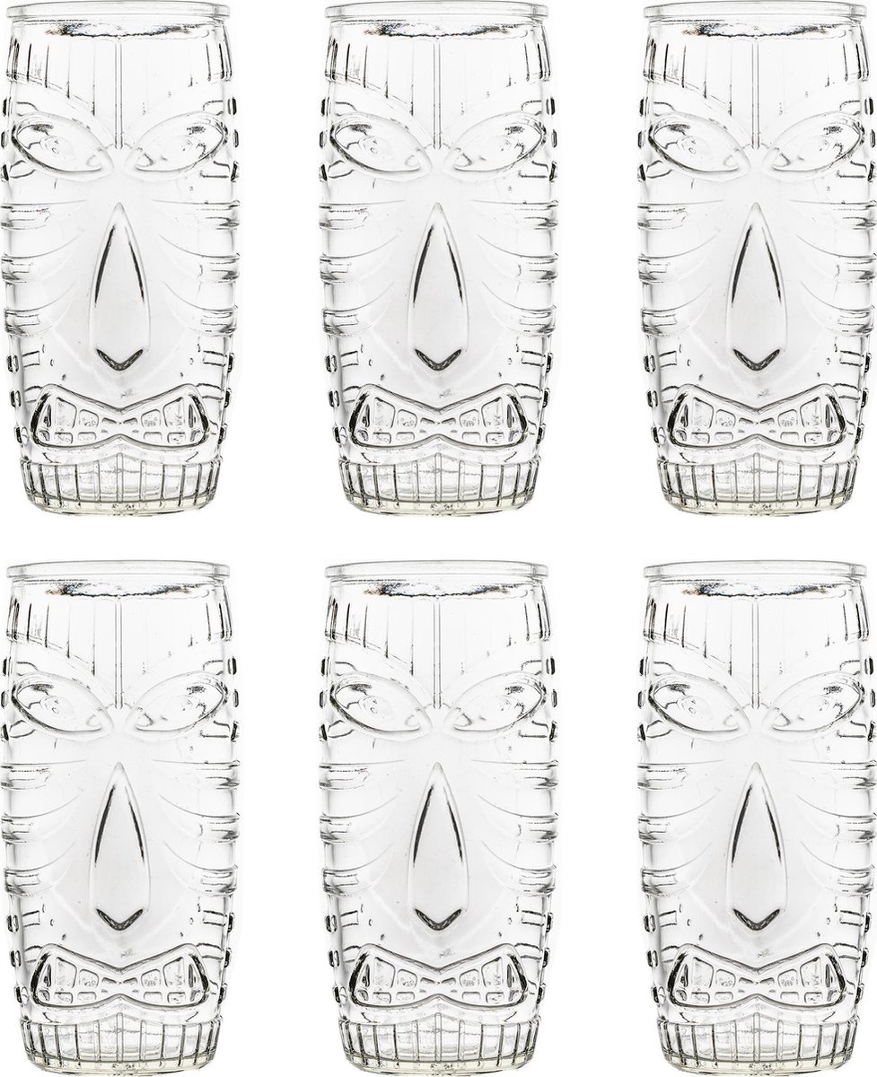 Libbey Hobstar Cooler Longdrinkglas - 470 ml / 47 cl - 6 stuks - vintage design - vaatwasserbestendig - hoge kwaliteit