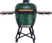 Kamado Experience | Kamado BBQ | 23,5 inch / Ø52 cm Grilloppervlak | Groen | Houtskoolbarbecue | 5-6 personen