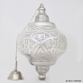 Nour Lifestyle hanglamp Basha met Arabisch patroon in maat L (Oosterse - Egyptische - Marokkaanse lampen)