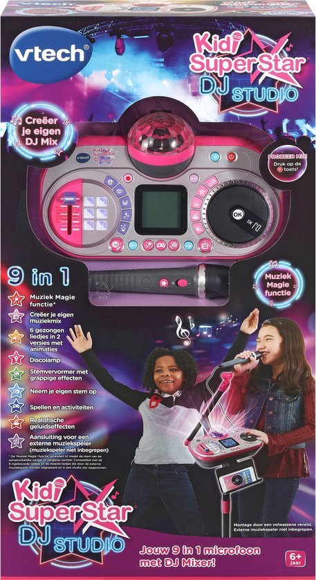 twee weken Premisse vals VTech Kidi SuperStar DJ Studio - Karaokeset - Interactief speelgoed - 6+  Jaar | bol.com