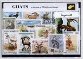 Geiten – Luxe postzegel pakket (A6 formaat) - collectie van 50 verschillende postzegels van geiten – kan als ansichtkaart in een A6 envelop. Authentiek cadeau - kado - kaart - hoef