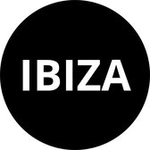 Muurcirkel Ibiza - teksten - tuindecoratie - buiten en binnen - Ø 50 cm