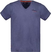 DEELUXE T-shirt met V-hals  SOLDIER River Blue