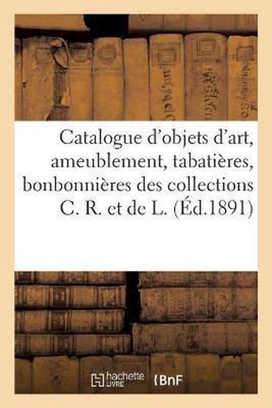 Catalogue d'objets d'art et d'ameublement, tabatieres et bonbonnieres, email peint