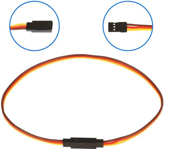 Câble Servo RC MMOBIEL 12X 5X 3 Broches / Câble Servo Y 5X pour Drone RC, Voiture, Robot, etc.