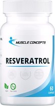 Resveratrol 250mg capsules | Muscle Concepts - Supplement - 60 (vegetarische) stuks