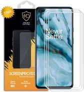 3-Pack OnePlus Nord Screenprotectors - MobyDefend Case-Friendly Gehard Glas Screensavers - Screen Protectors - Glasplaatjes Geschikt Voor: OnePlus Nord