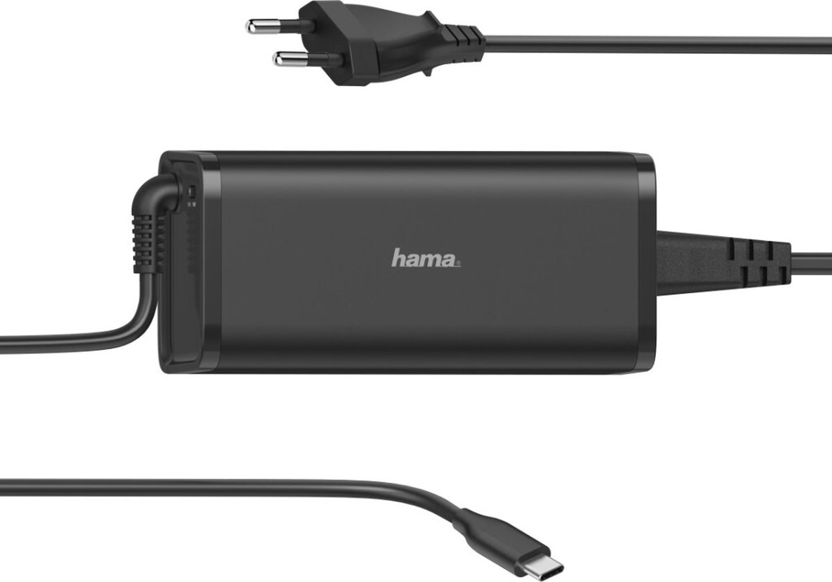 Hama Universele USB-C-notebook-netadapter, Power Delivery (PD), 5-20V/100W