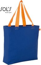 Lenox Shopping Bag(Royaalblauw/oranje)