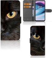 Telefoonhoesje OnePlus Nord CE 5G Beschermhoesje Zwarte Kat