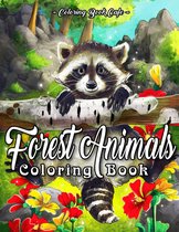 Forest Animals Coloring Book - Coloring Book Cafe - Kleurboek voor volwassenen