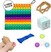 Fidget toys pakket onder de 15 euro | pop it | wacky track | inifnity cube | peanut popper | mesh and marble | spinner simple dimple