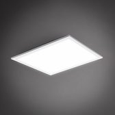 B.K.Licht - Plafonnier LED - pannel LED - plafonnier de bureau - éclairage plafond - ultra plat - 4.000K - 2200Lm - 450x450mm - Blanc