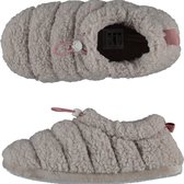 Dames huisslipper muiltje taupe 37/38