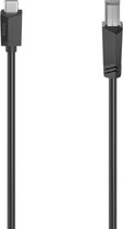 Hama USB-C-kabel USB-C-stekker - USB-B-stekker USB 2.0 480 Mbit/s 1,50 M