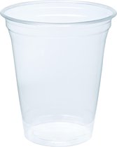 Composteerbare wegwerpbeker voor frisdrank en smoothies, 250ml - PLA (80 stuks)