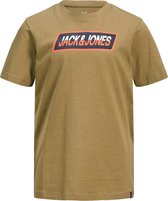 Jack & Jones t-shirt jongens - groen - JORswirle - maat 128