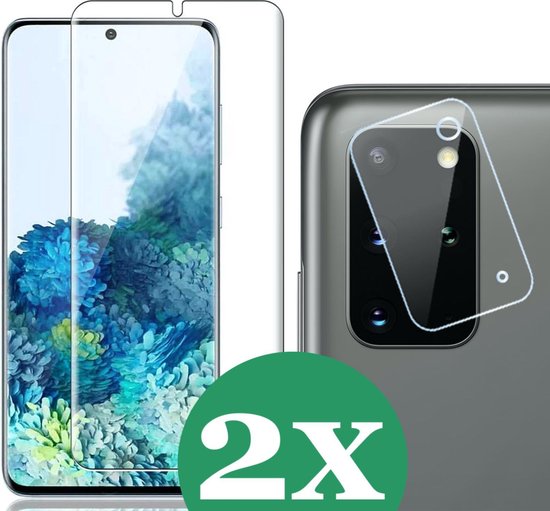 Foto: 2x screenprotector geschikt voor samsung galaxy s20 plus 2x camera screen protector