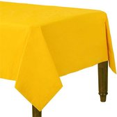 Papieren tafelkleed - Geel - Kunststof - Tafellaken - 180 x 120 cm  - Feest- Kerst - Verjaardag - Sinterklaas - Pasen - Feestdagen - Bruiloft
