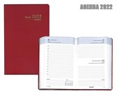 Brepols Agenda 2022 - Trade - Seta gebonden - 7,7 x 12 cm - Rood