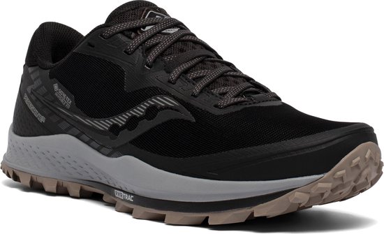 Saucony Peregrine 11 GTX Sportschoenen - Maat 45 - Mannen - Zwart -  Lichtgrijs | bol.com
