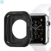 MY PROTECT® Apple Watch 4/5/6/SE 44mm Rugged Armor Hoesje - Apple Watch Case - Zwart