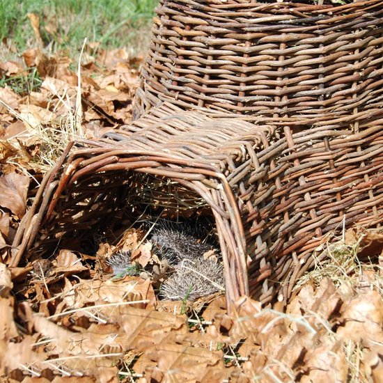 Esschert Design - Hedgehog Basket Willow Branches - Marron - 53 x 41 x 21 cm