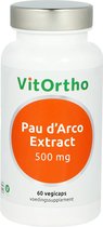 VitOrtho Pau d’Arco extract 500 mg - 60 vegicaps - Kruidenpreparaat - Voedingssupplement