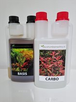 Aquarium bemesting Basis + Carbo voeding 2 x 500 ml