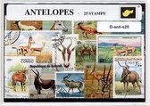 Antilopen – Luxe postzegel pakket (A6 formaat) : collectie van 25 verschillende postzegels van antilopen – kan als ansichtkaart in een A6 envelop - authentiek cadeau - kado - gesch