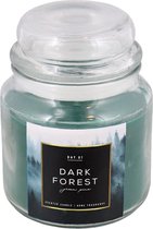 Home Fragrance |geurkaars in glas met deksel | geurkaars dark forest | geurkaars 10 x 10 x 13 cm