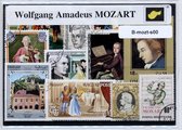 Wolfgang Amadeus Mozart – Luxe postzegel pakket (A6 formaat) - collectie van verschillende postzegels van Wolfgang Amadeus Mozart  – kan als ansichtkaart in een A6 envelop. Authent