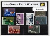 Nederlandse nobelprijswinnaars – Luxe postzegel pakket (A6 formaat) - collectie van verschillende postzegels van Nederlandse nobelprijswinnaars – kan als ansichtkaart in een A6 env