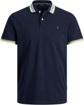 Jack & Jones Poloshirt Jjneon Paulos Ss Polo 12192910 Navy Blazer/solid Mannen Maat - L