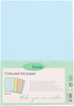 gekleurd papier - 80 grams - 500 vel A4 - 5 kleuren