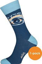 Spiri Socks The eye - blauw -  Maat: 36-40